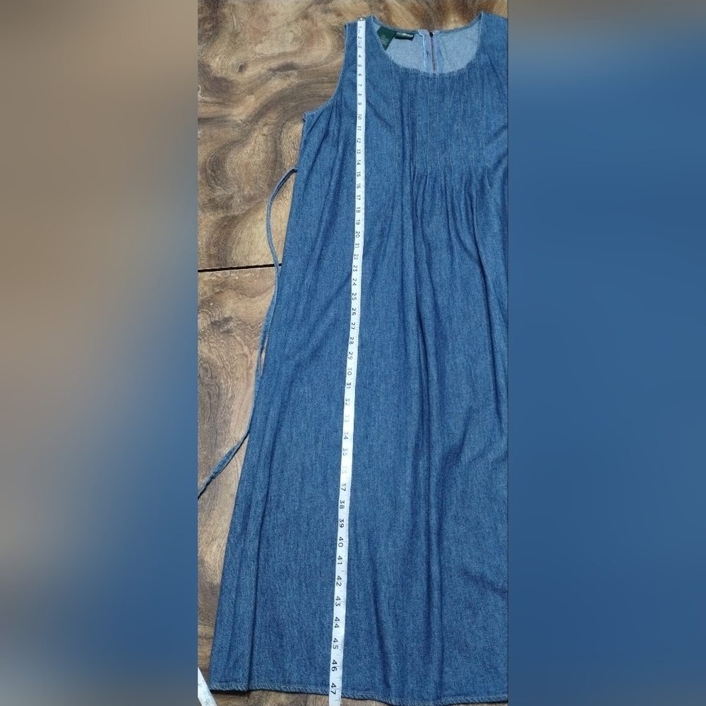 Hunt Club Denim Blue Midi Dress (14P) - Picture 3 of 7